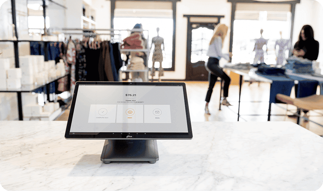 Genius by Global Payments point of sale system